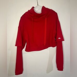 ALO Yoga Eternal Hoodie in Scarlet